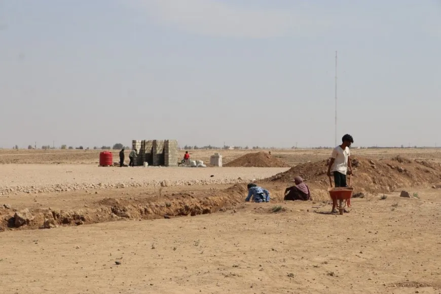 Amplian el campamento de Serekaniya para recibir a nuevas familias