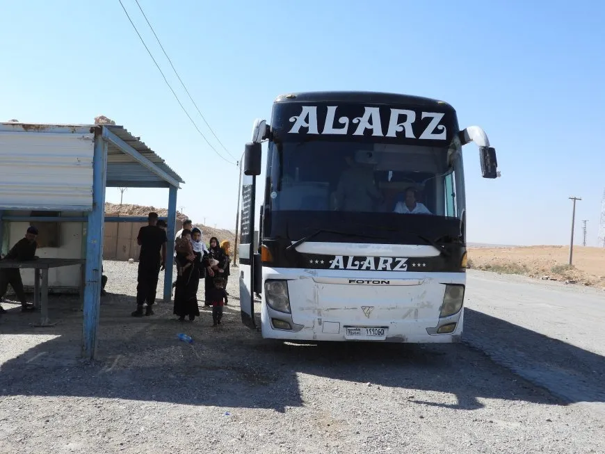 3.218 refugiados del Líbano llegan al noreste de Siria