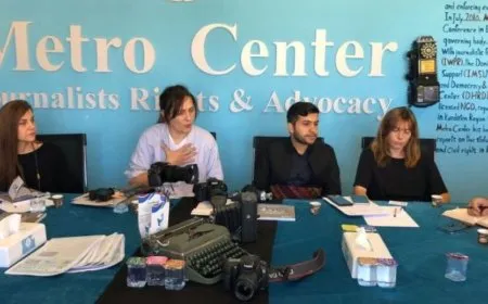 Una delegación de periodistas se reunió con Metro Center en Sulaymaniyah