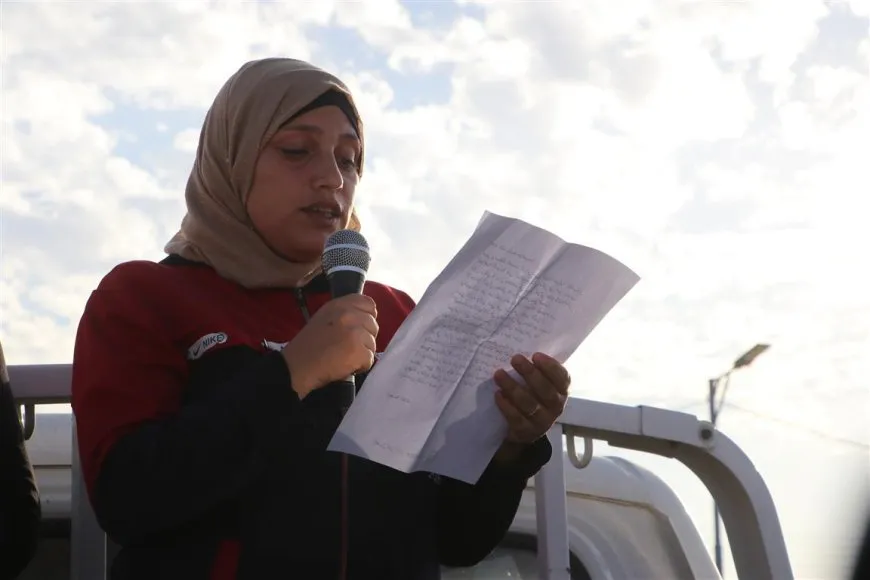 Los desplazados internos de Serêkaniyê protestan contra la ocupación