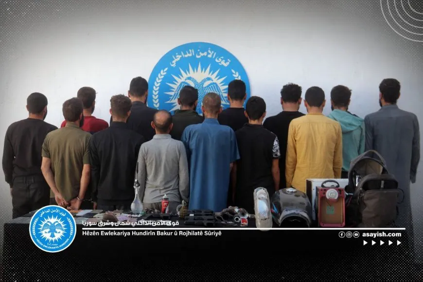 14 personas arrestadas por atracos en Manbij