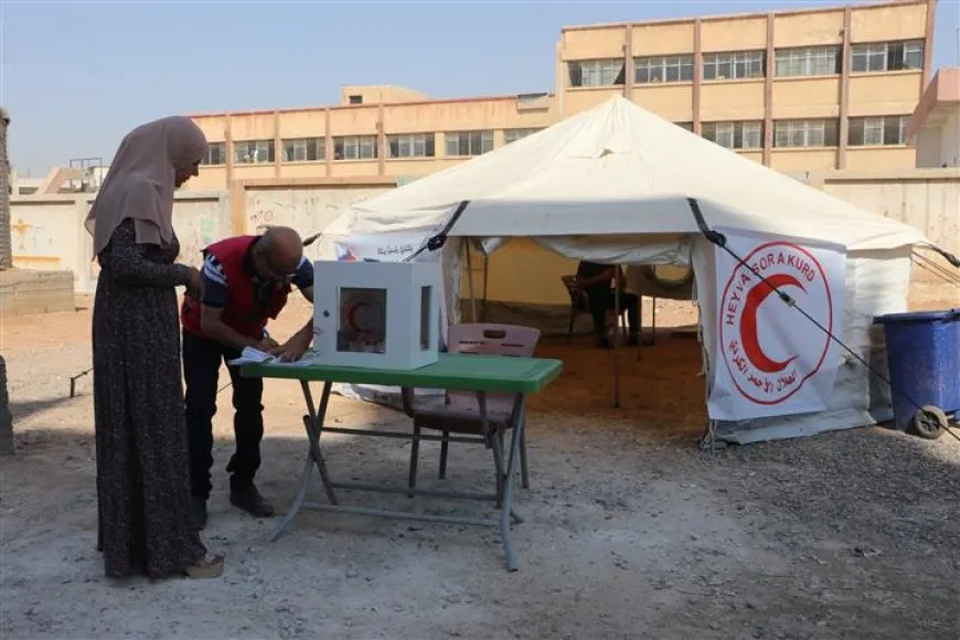 La Media Luna Roja Kurda abre un centro para ayudar a las víctimas de la guerra en el Líbano