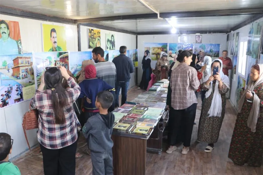 Comienza en Hasaka la exposición de fotografías y libros del líder Abdullah Ocalan