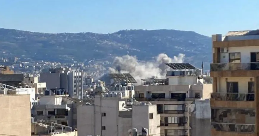 Explosión de un edificio en el Líbano