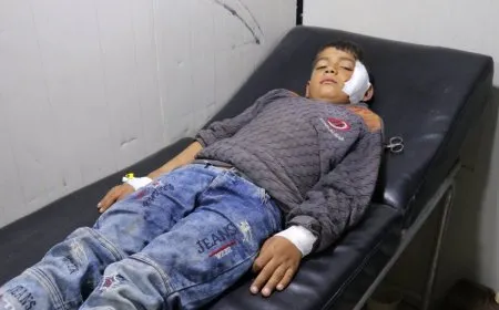 Un niño herido en un ataque de los ocupantes turcos a un coche en Shahba