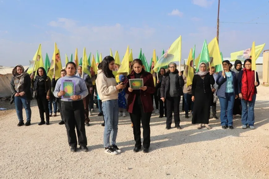 Las mujeres de Afrin-Shahba condenan la tortura y el exterminio contra el líder Ocalan