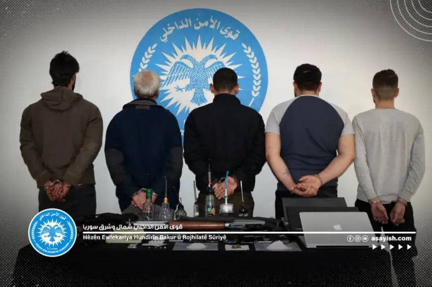 Cinco narcotraficantes arrestados en Manbij