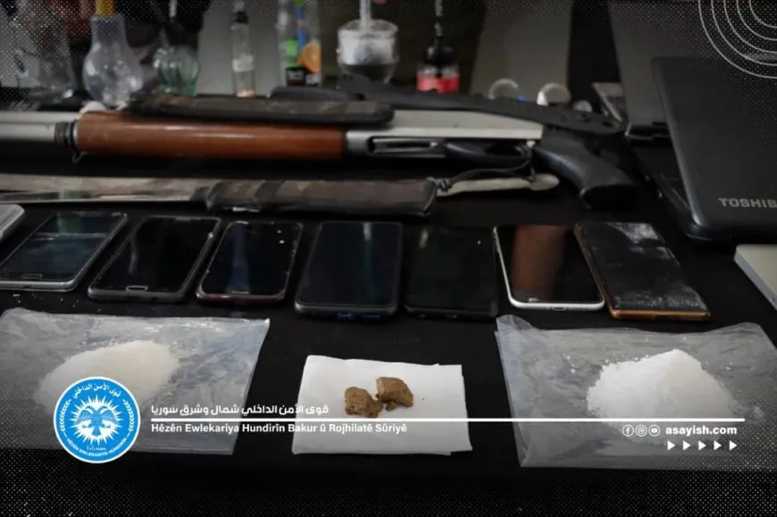 Cinco narcotraficantes arrestados en Manbij