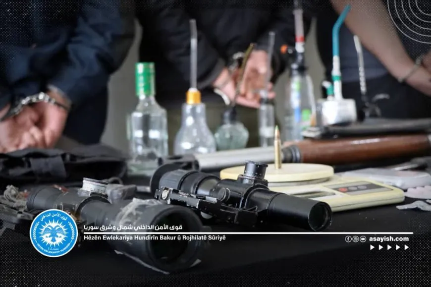Cinco narcotraficantes arrestados en Manbij