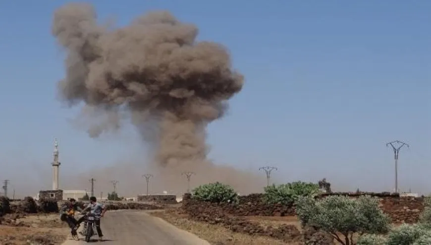 Ataque sé artillería en el campo de Alepo, Hama e Idlib