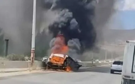 Israelí ataca un coche en la carretera al aeropuerto de Damasco