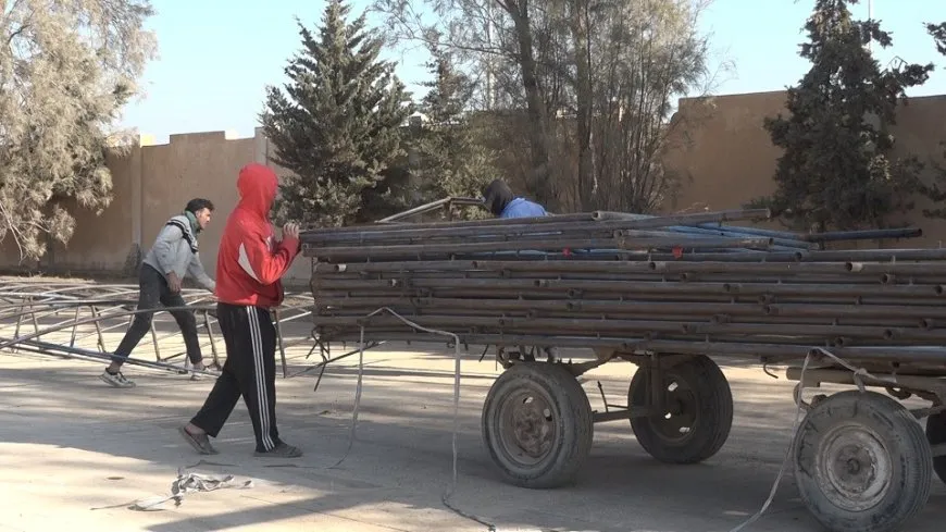 Establecen refugios temporales en Tabqa para los desplazados internos de Shahba