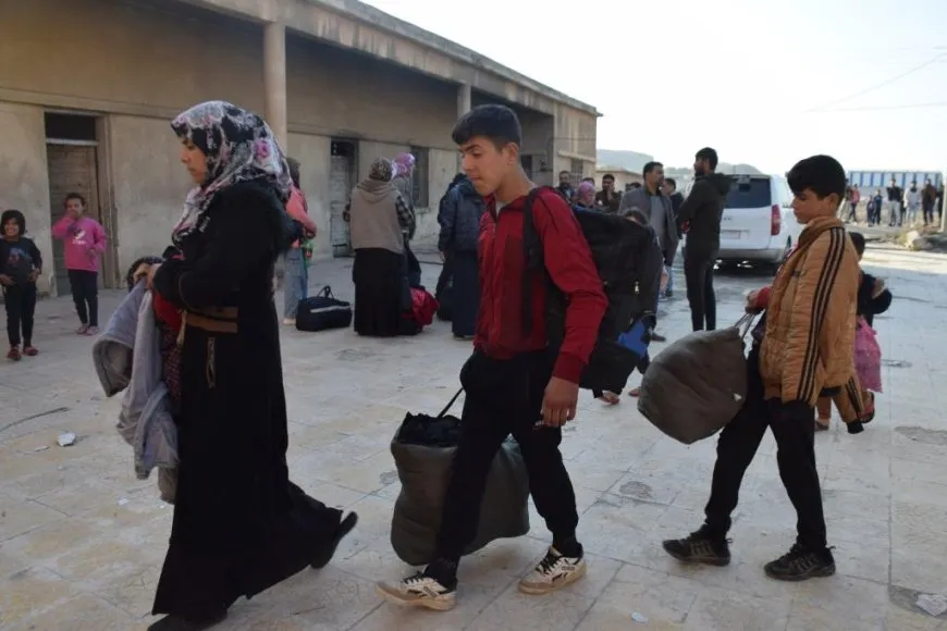 Las ciudades del noreste de Siria reciben más desplazados internos de Afrin, Shahba