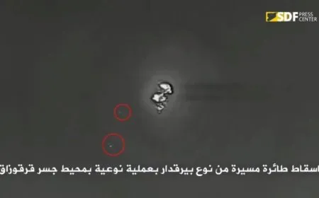 SDF publica imágenes del derribo del UCAV turco Bayraktar TB2