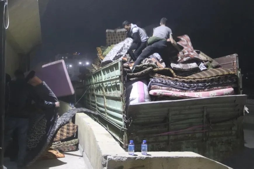 La ayuda humanitaria para los refugiados llega a Raqqa desde Shengal