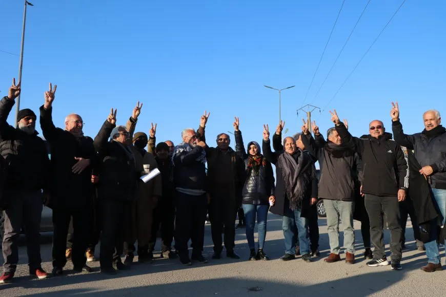 El convoy desde el cantón de Jazera se dirige hacia la presa de Tishrin