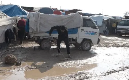 El invierno agrava el sufrimiento de los refugiados de Afrin