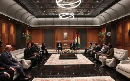 La delegación de Imrali se reúne con Masrour Barzani