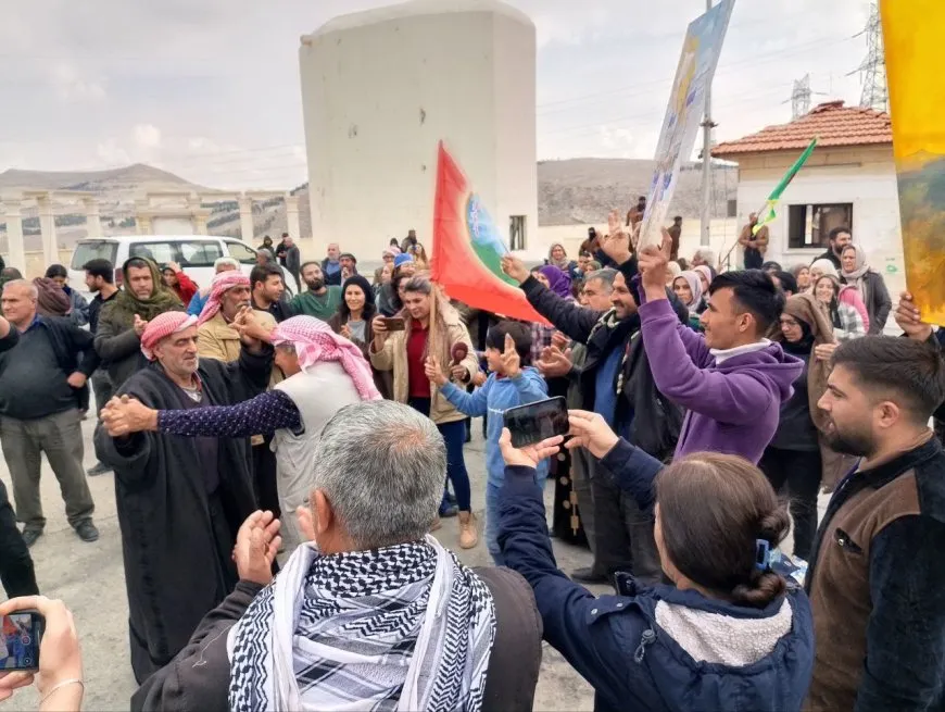 Las protestas en la presa de Tişrîn continúan por 33º día