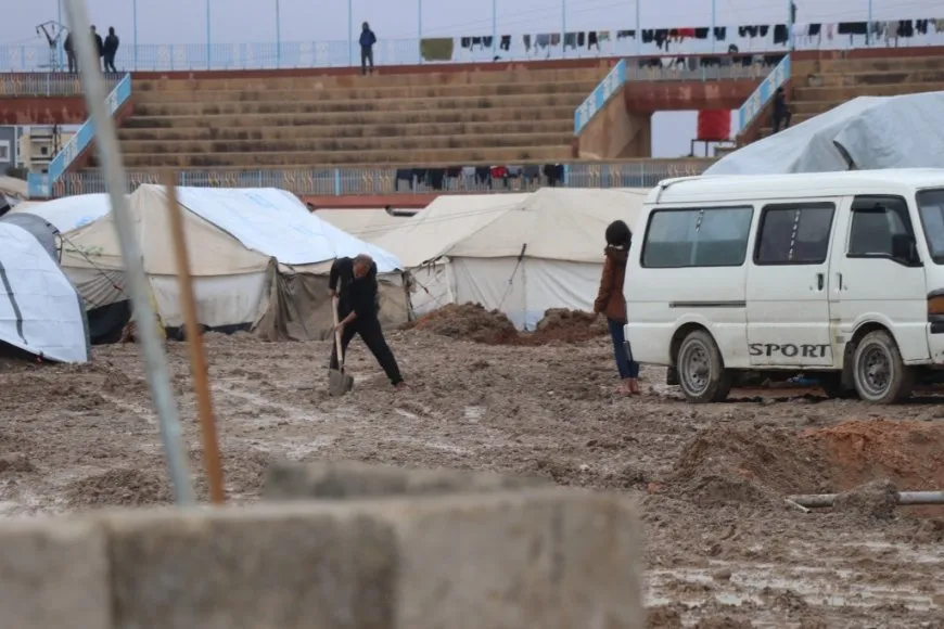 Las duras condiciones climáticas empeoran la situación de los desplazados internos de Afrin y Shahba