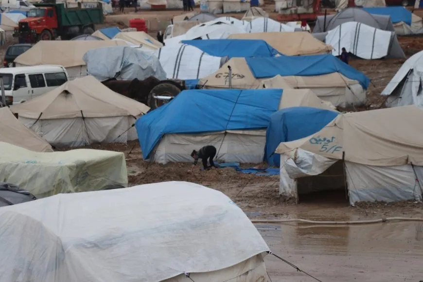 Las duras condiciones climáticas empeoran la situación de los desplazados internos de Afrin y Shahba