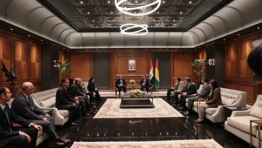 La delegación de Imrali se reúne con Masrour Barzani