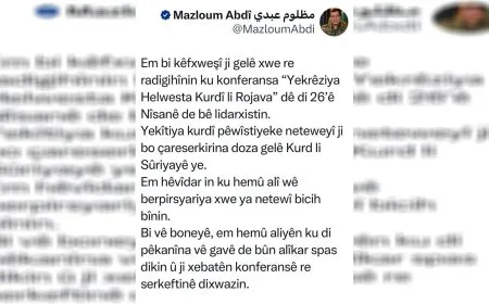 Mazloum Abdi anuncia la fecha de la Conferencia Nacional Kurda