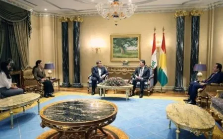Ilham Ahmed y Mazloum Abdi se reúnen con Nechirvan Barzani