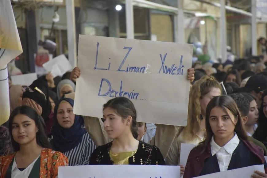 Manifestaciones masivas para celebrar el Día de la Lengua Kurda