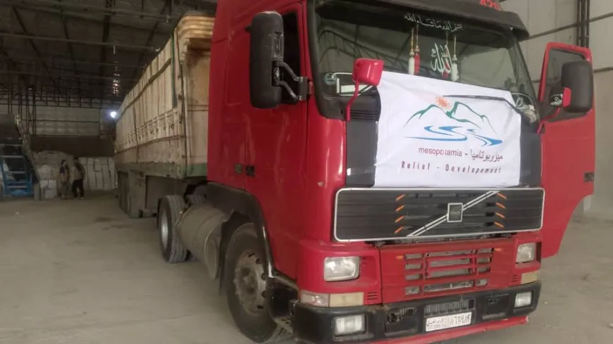 Envían 1500 canastas de alimentos desde el noreste de Siria a las zonas costeras afectadas