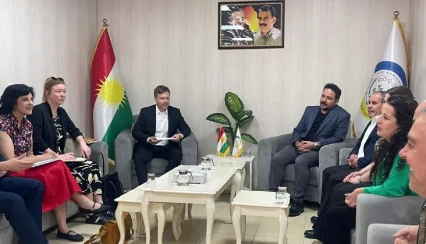 Una delegación europea visita la representación de la Administración Autónoma en la ciudad de Sulaimaniyah