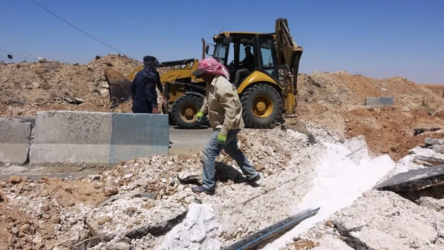 Resuelven el 70 % del problema de suministro de agua en Ain Issa