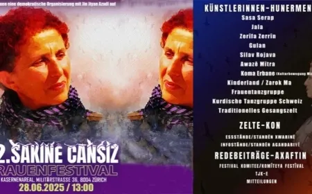 Comienza la preparación para el 12º Festival en honor a Sakîne Cansiz en Suiza