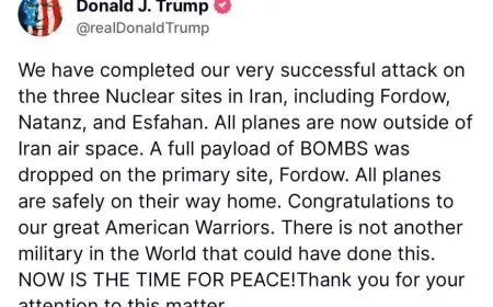 Estados Unidos ataca los sitios nucleares de Irán
