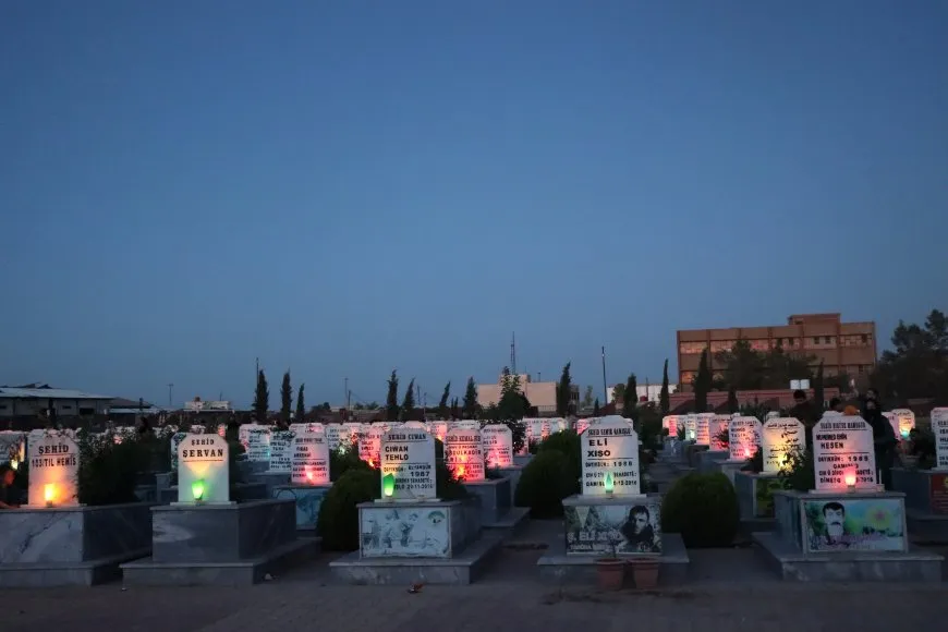 Los habitantes del noreste de Siria rinden homenaje a los mártires en vísperas de la celebración de Eid al-Adha