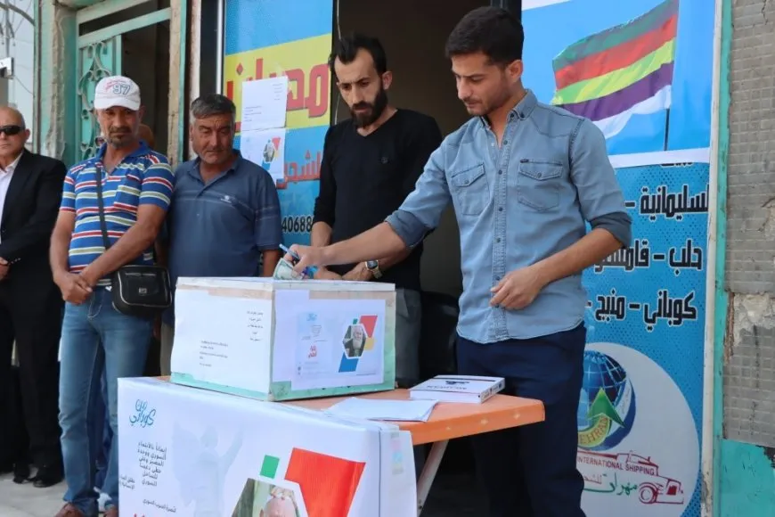 En Kobanê recogen ayuda humanitaria para los habitantes de Suwayda