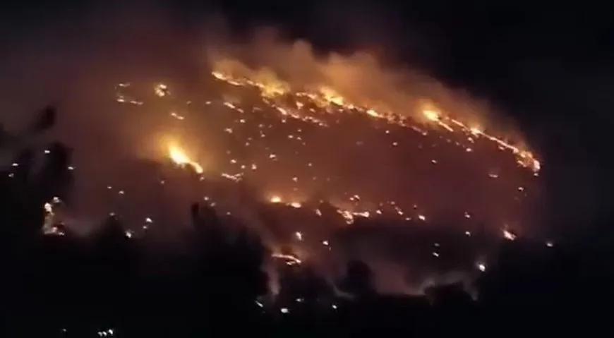Incendios en Afrin y Hama