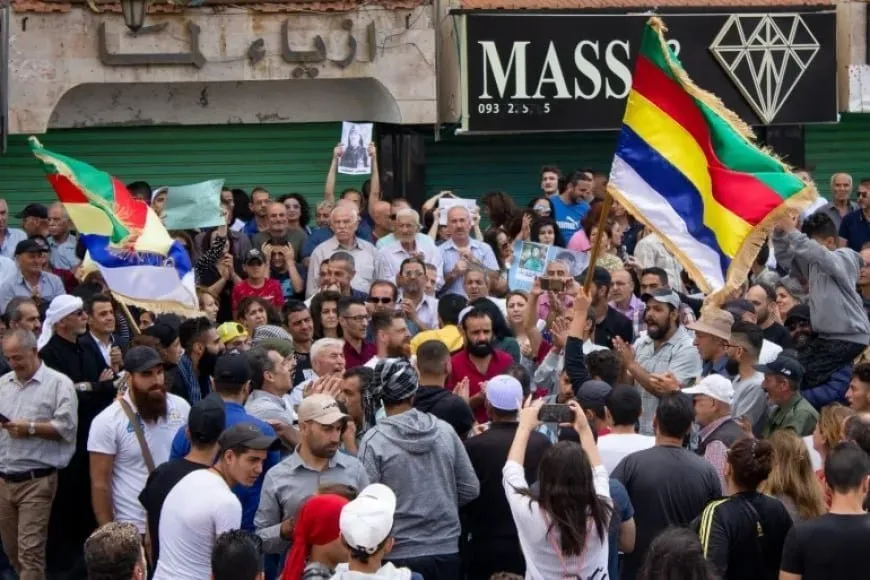 Protesta en As-Suwayda en contra de las masacres