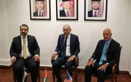 Comienza en Jordania una reunión tripartita