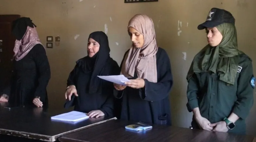 Sesión de lectura del manifiesto "Paz y Sociedad Democrática" lanzada en Deir ez-Zor