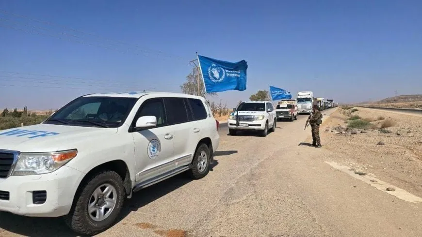 Convoy de la ONU con ayuda humanitaria llega a Suwayda por primera vez