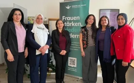 La delegación de mujeres del noreste de Siria se reúne con una organización internacional para fortalecer el apoyo