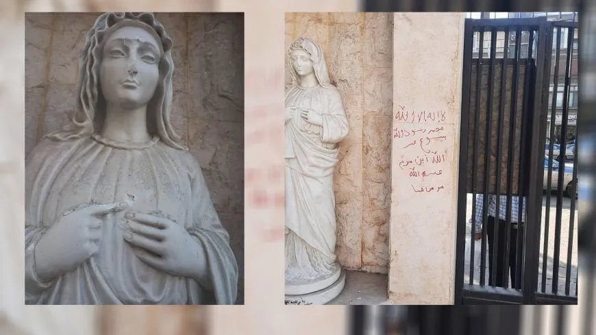 Ataque vandálico contra una iglesia en Damasco
