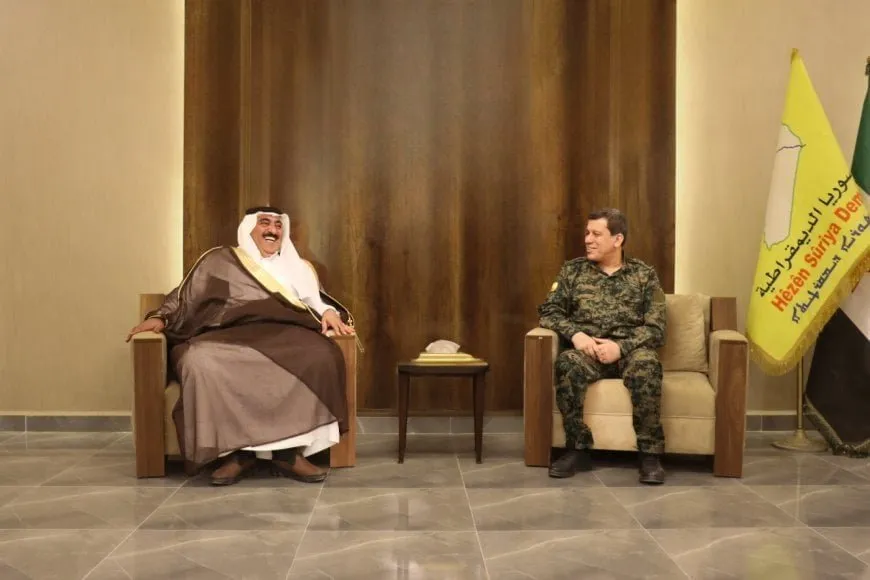 Mazlum Abdi se reúne con el jeque Mani al-Jarba