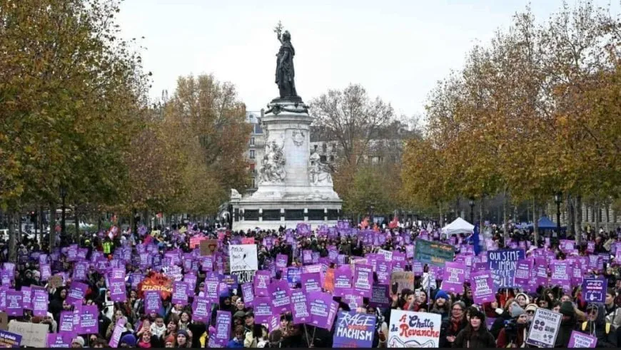 Manifestaciones en Francia para protestar contra la escalada de la violencia contra las mujeres