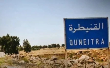 Las fuerzas israelíes irrumpen en la zona rural de Quneitra