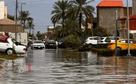 Seis personas mueren a causa de inundaciones en Irak