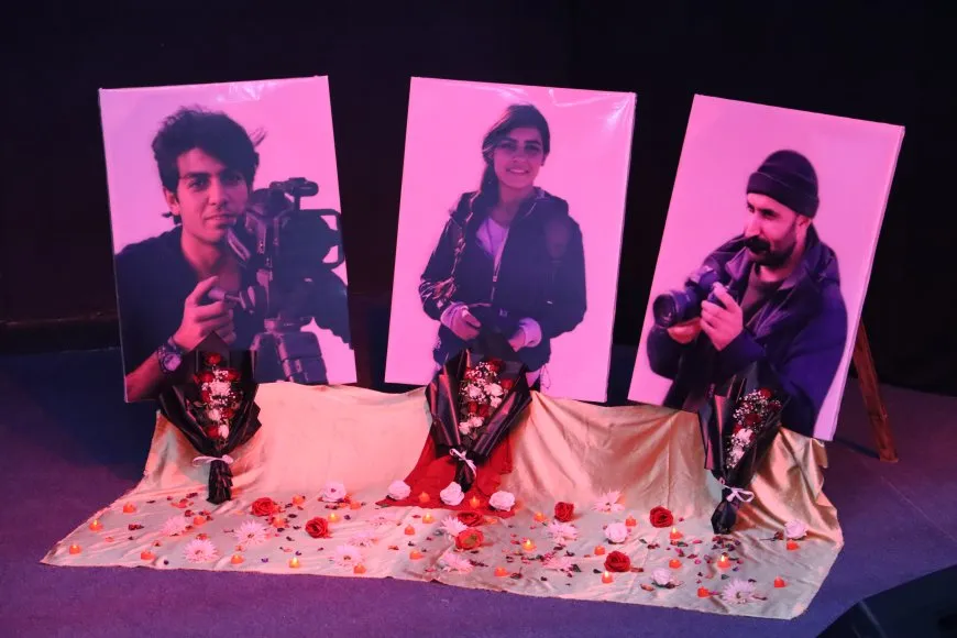 Periodistas del noreste de Siria conmemoran a Cihan, Nazim y Rizgar