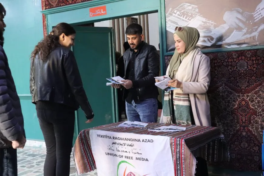 Periodistas del noreste de Siria conmemoran a Cihan, Nazim y Rizgar
