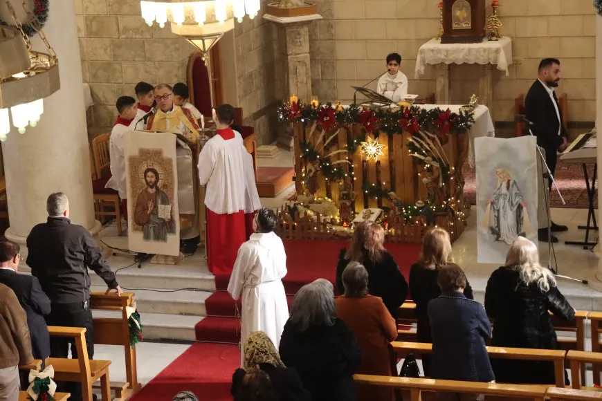 Los cristianos en Jazira marcan la Navidad con misa y oraciones por la paz